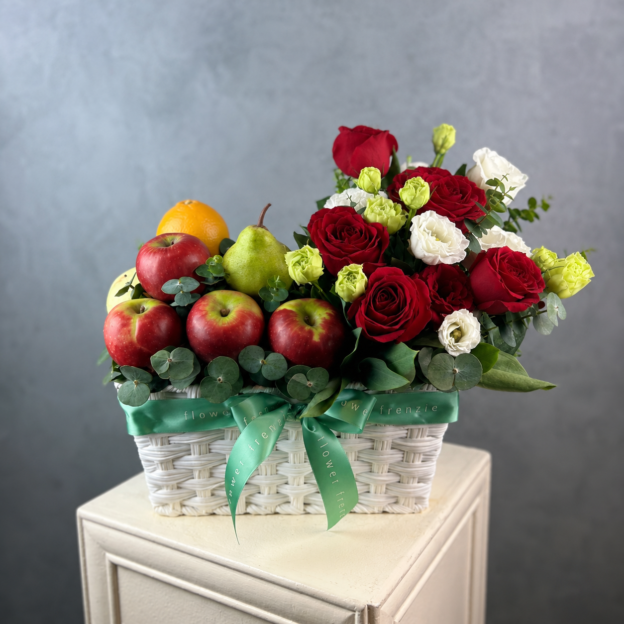 Cecilia Flowers and Fruit Basket