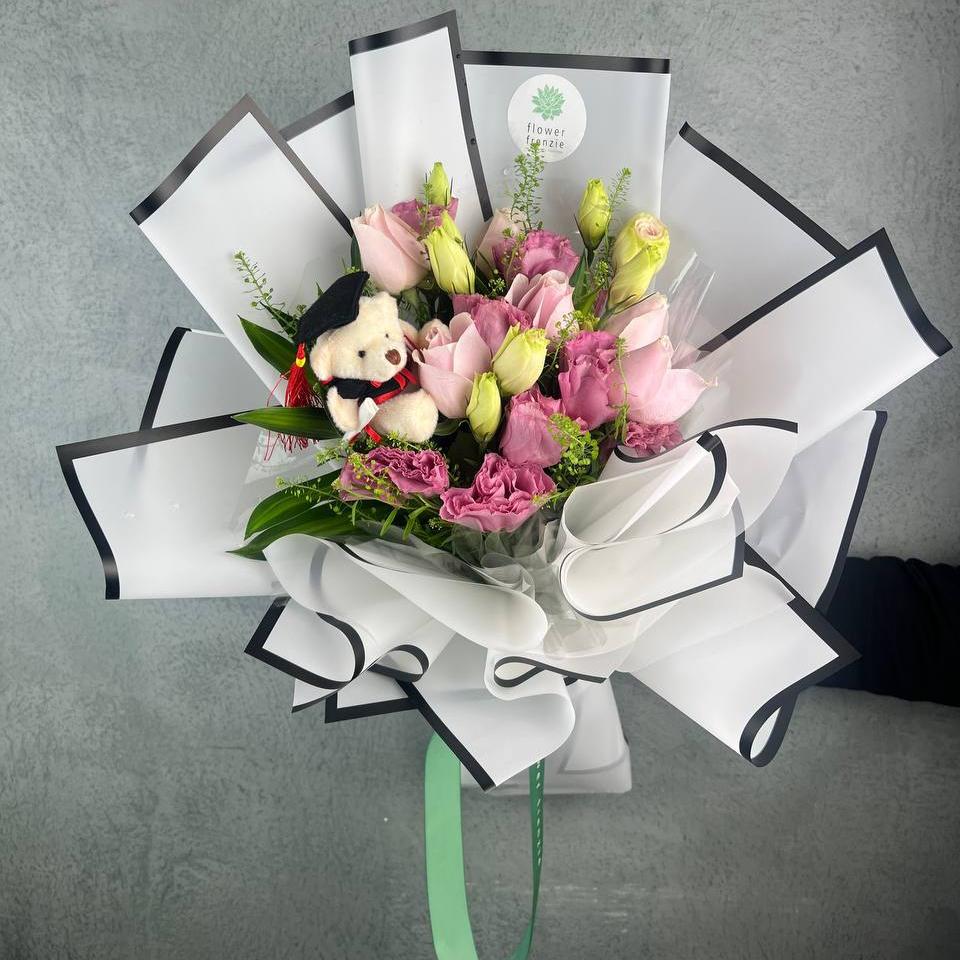Eustoma Graduation Bouquet