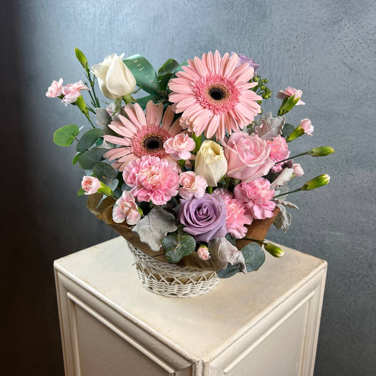 Petal Whispers Flower Basket