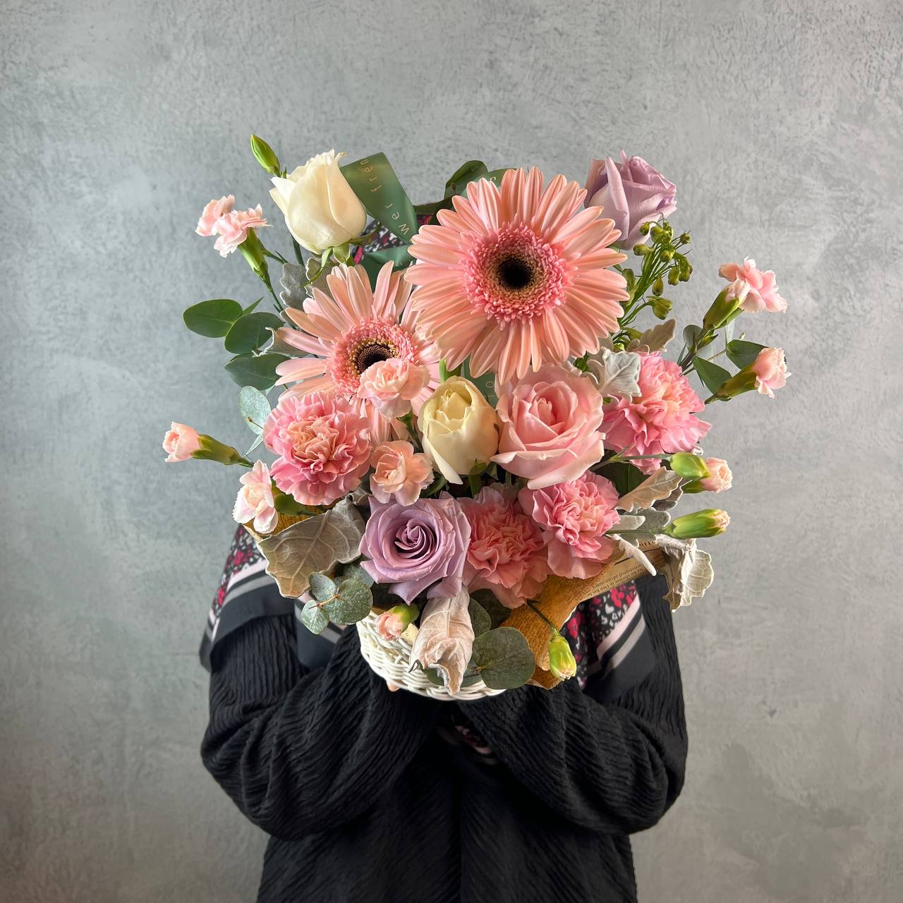 Petal Whispers Flower Basket