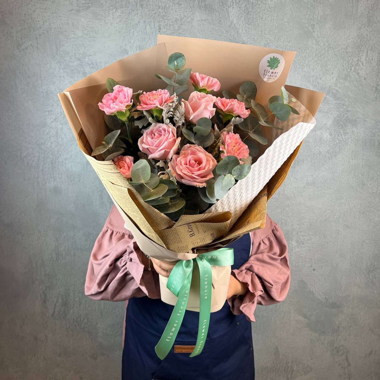 Pinky Snowy Bouquet