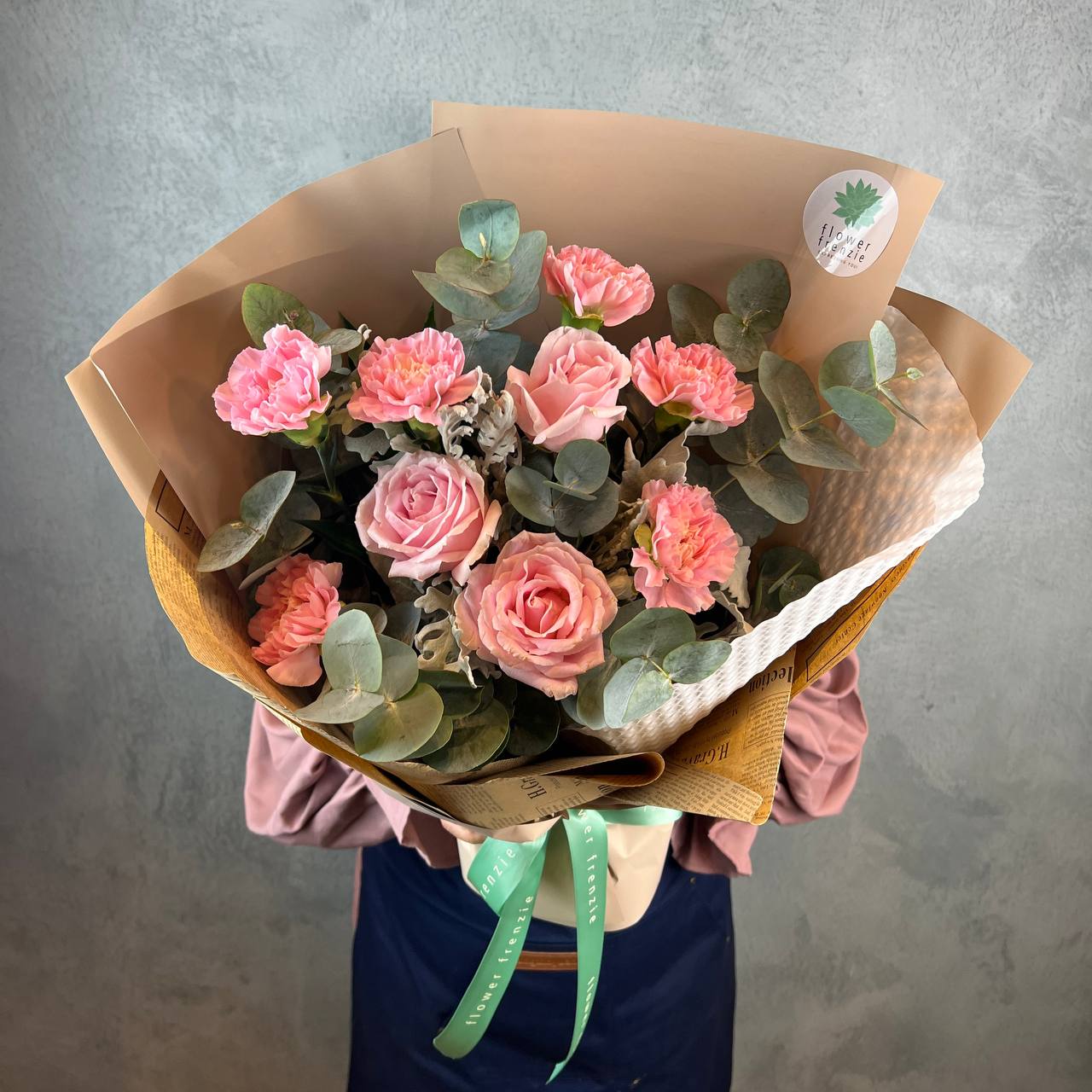 Pinky Snowy Bouquet