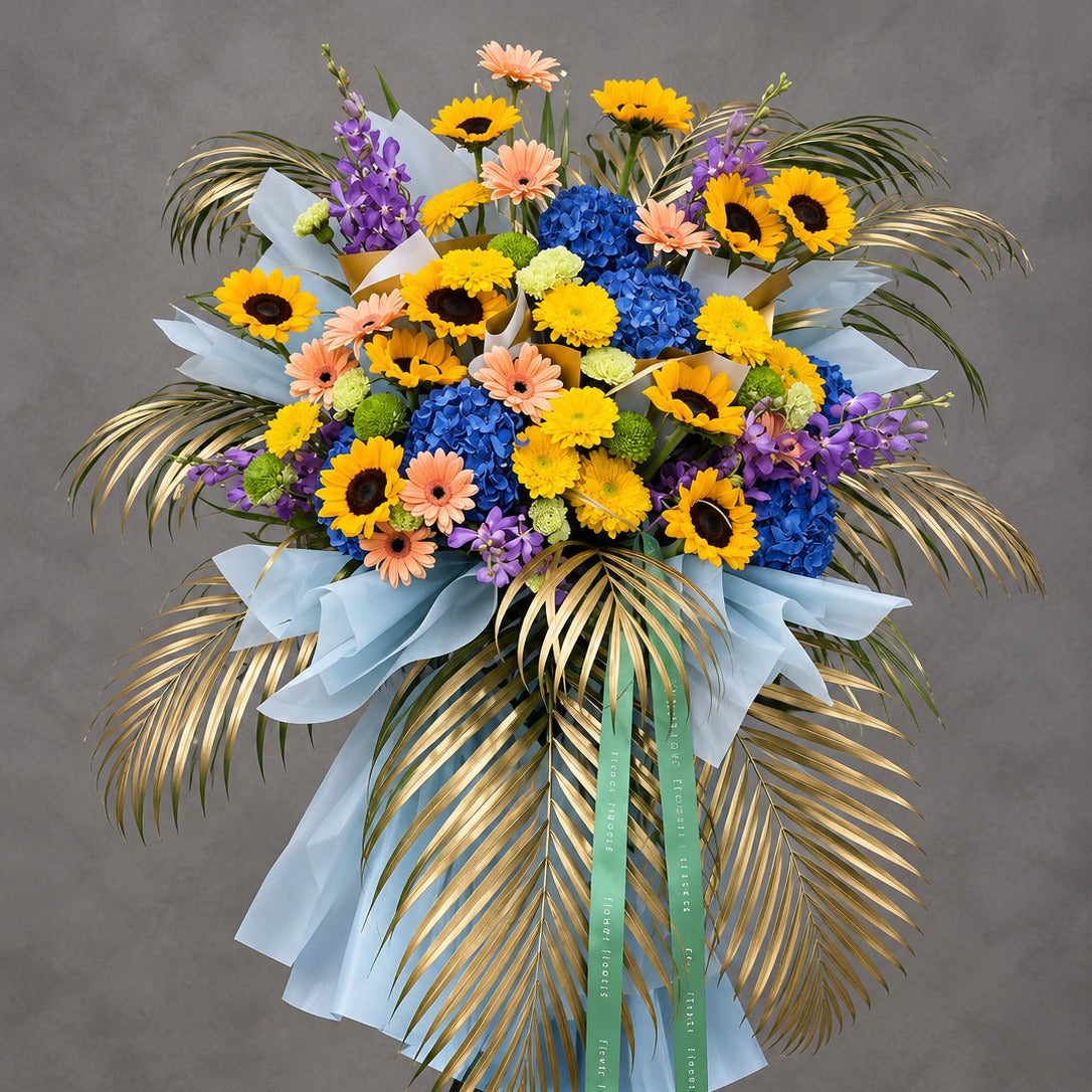 Sunburst Parade Opening Flower Stand