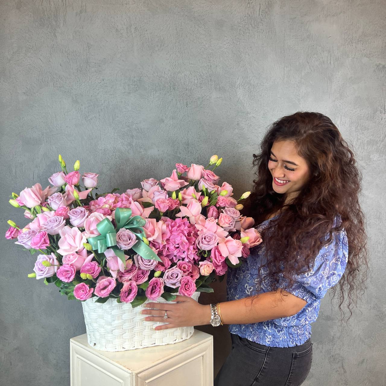 Pink Promise Blush Basket