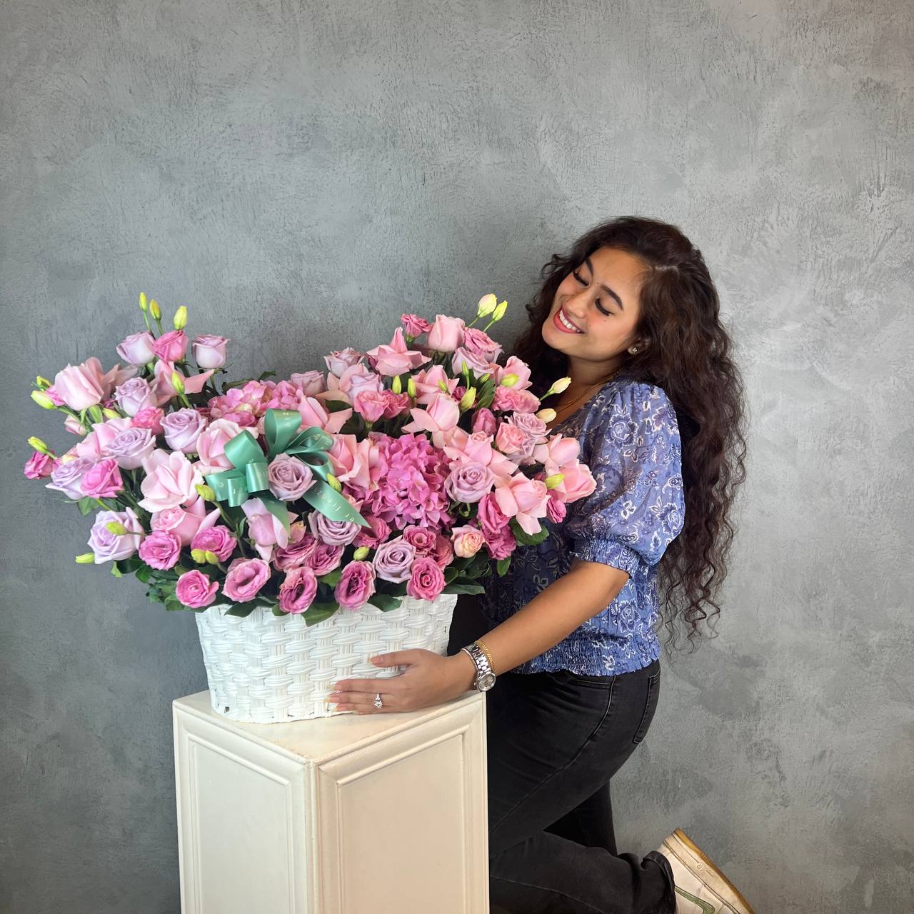 Pink Promise Blush Basket