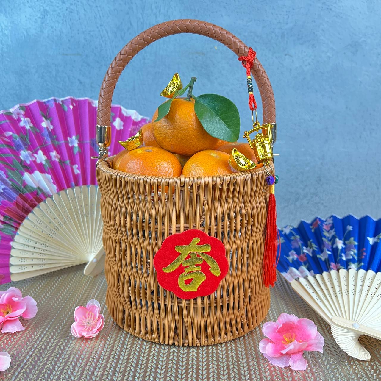 Golden Prosperity Basket