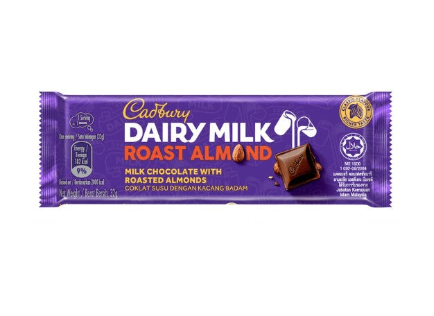 Cadbury Roasted Almond Bar 32g