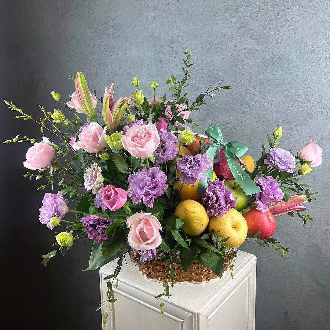 Remedy Flowers and Fruit Basket