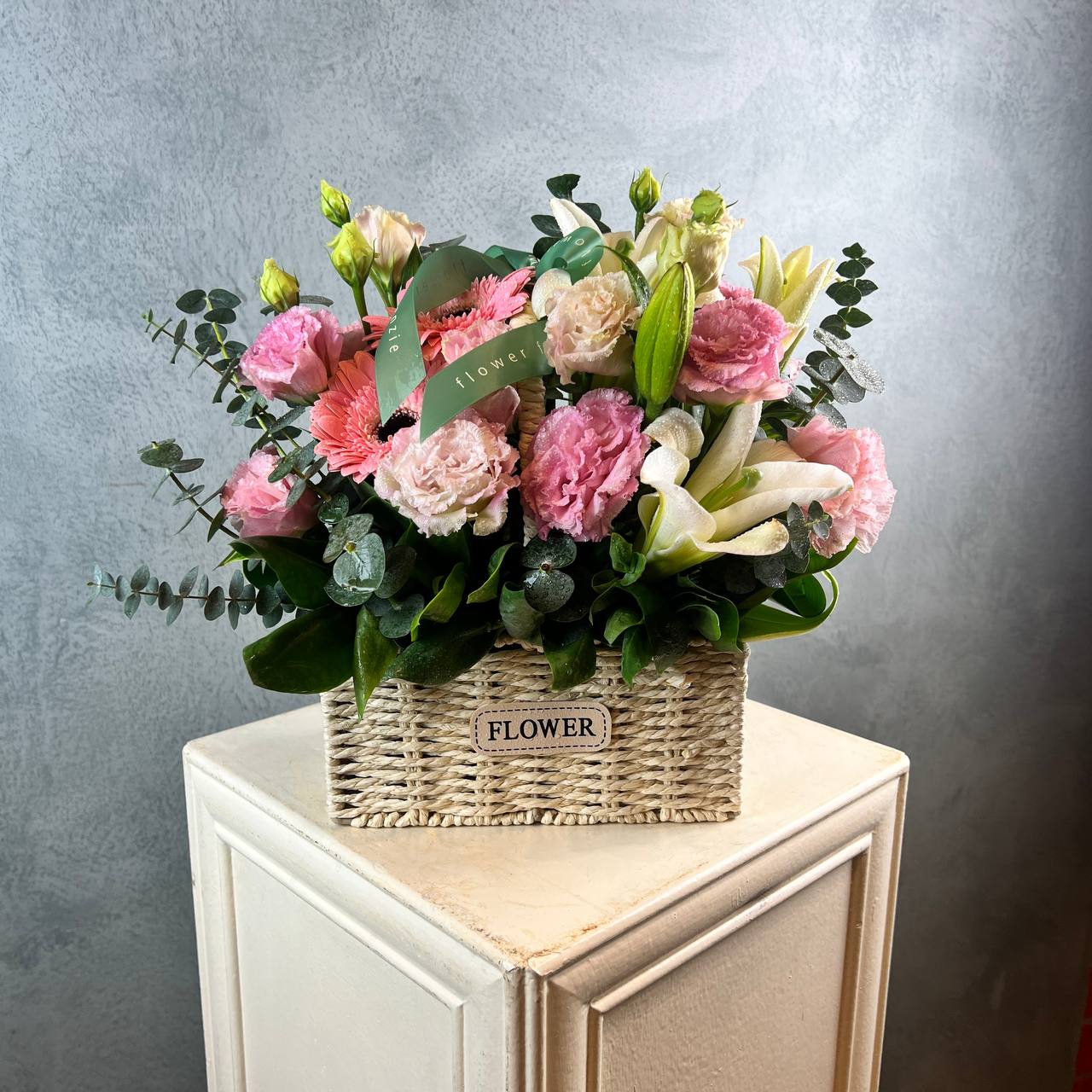 Petal Whispers Flower Basket