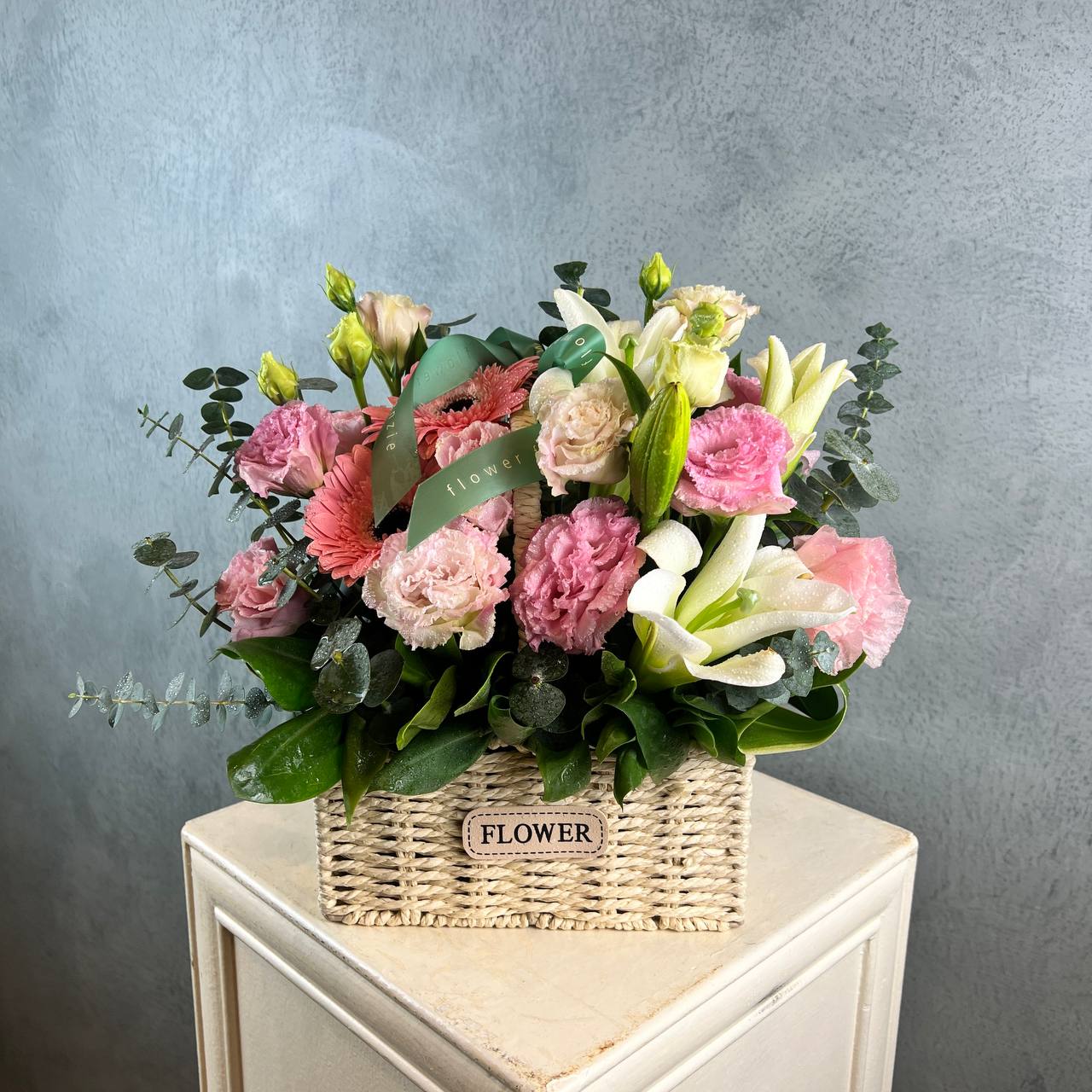 Petal Whispers Flower Basket