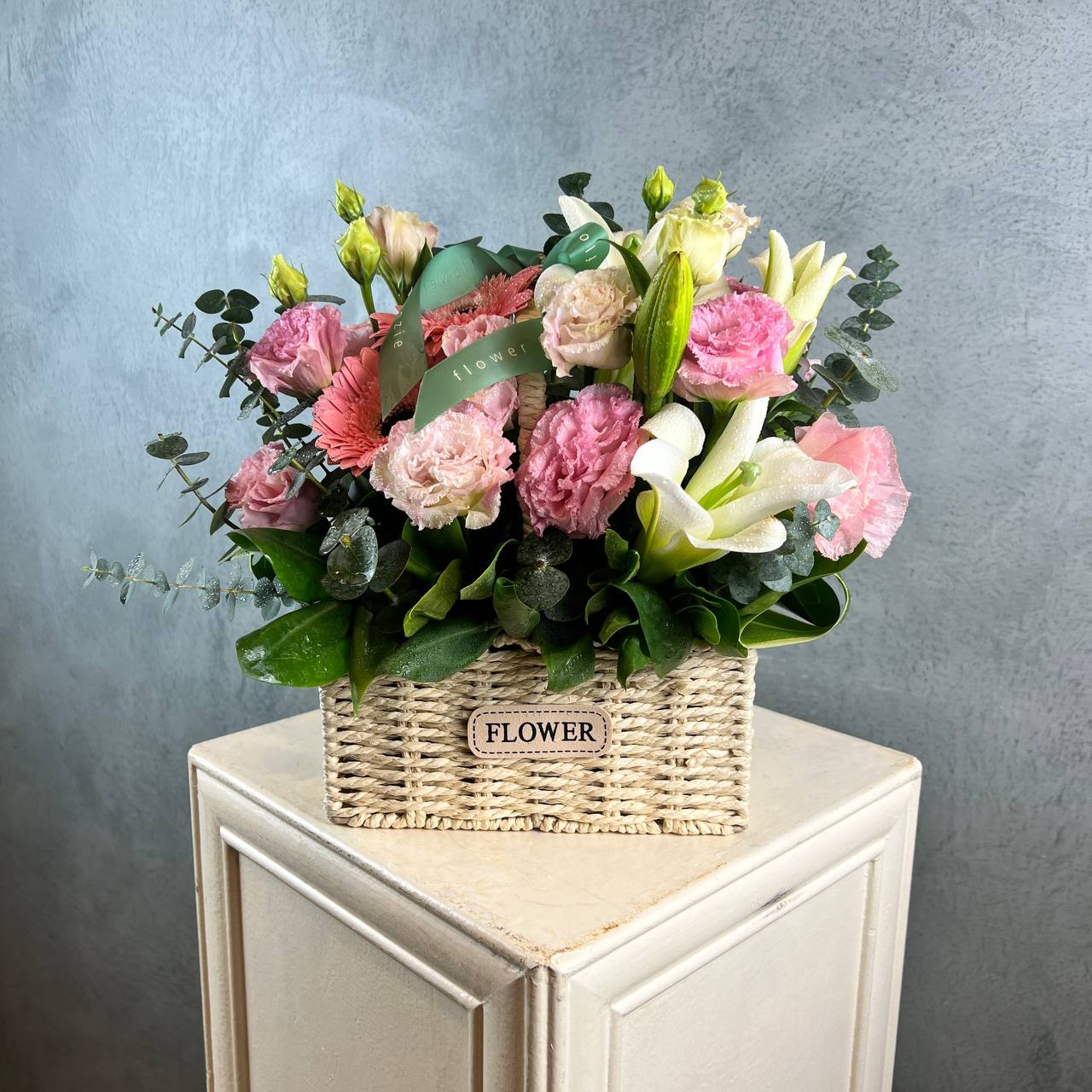 Petal Whispers Flower Basket