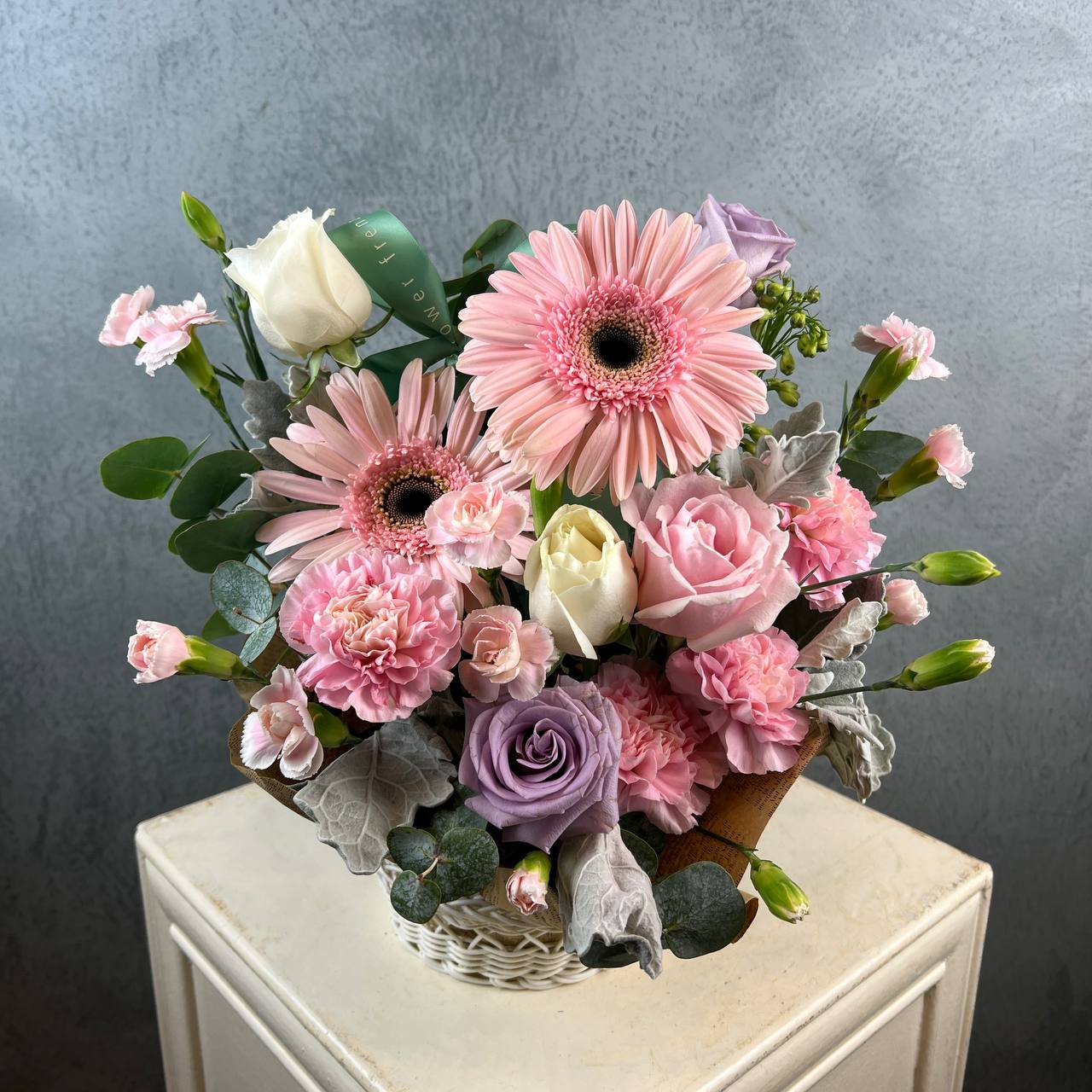 Petal Whispers Flower Basket