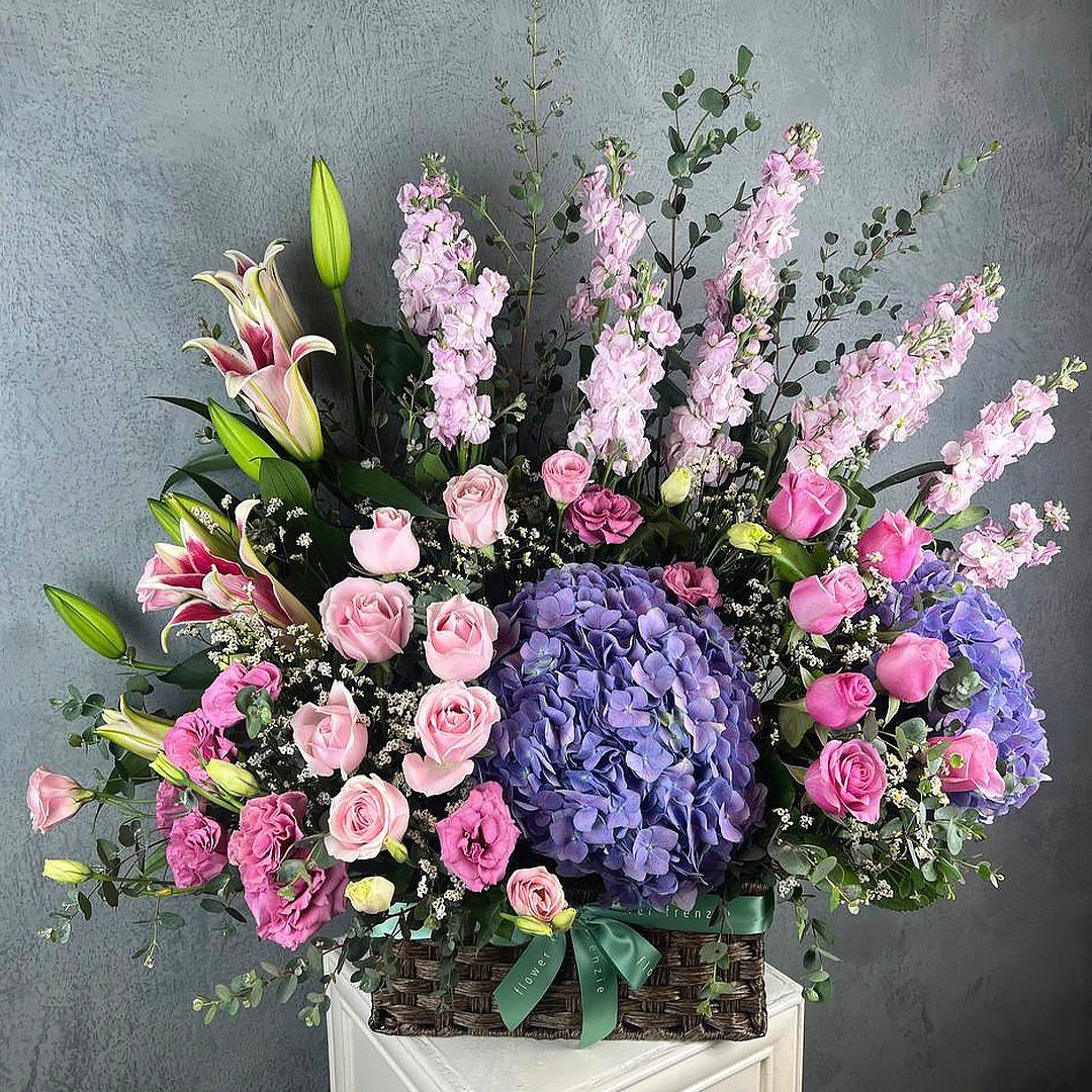 The Pastel Flower Basket