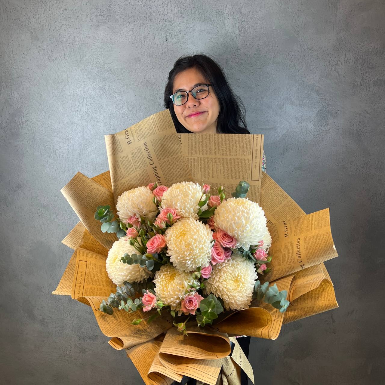 Vintage Mums Bouquet