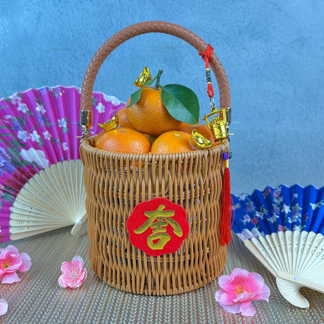 Golden Prosperity Basket